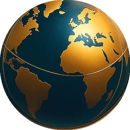 Globa.AI — gouden wereldbol, Global AI Parallel Work Through Web